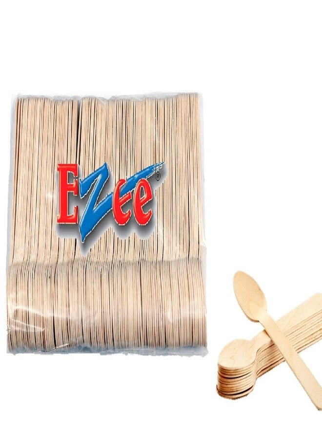 Ezee Wooden Dinner Spoon - 50 Pieces - Image 1